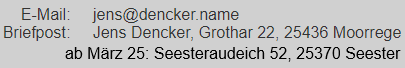 Adressen Jens